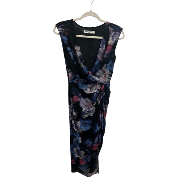 Amanda Uprichard Roma Draped Midi Sheath Dress - XS - Picture 2 of 7